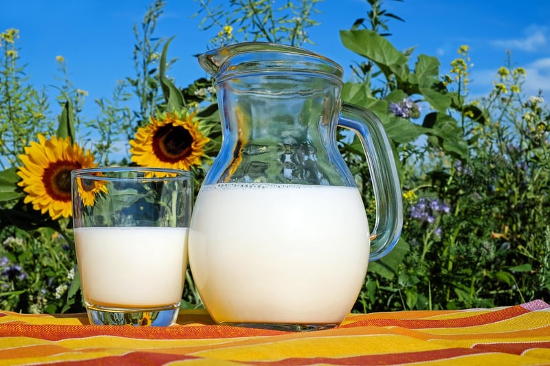Calcium-rich dairy products